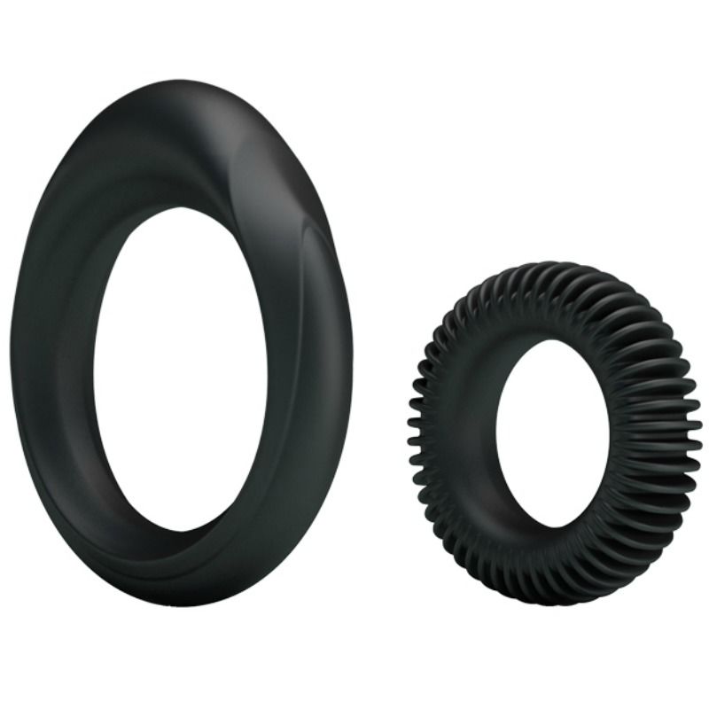 Baile - Kit 2 Anelli in Silicone Ring Manhood