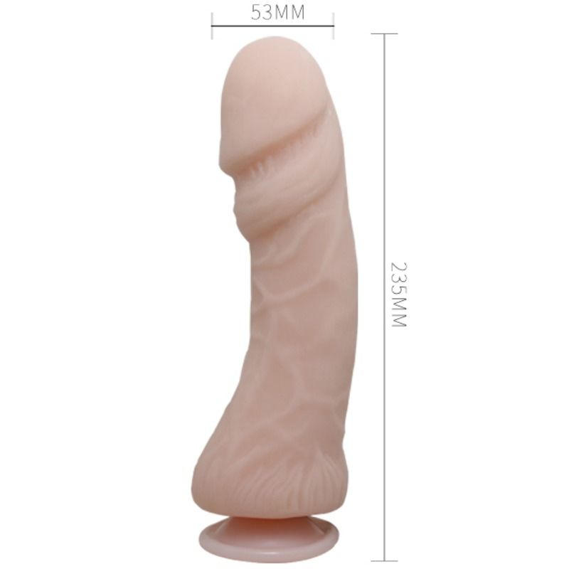 Baile - il Grande Dildo del Pene con Vibrazione Naturale 23.5 cm
