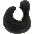 Black&silver - Duckymania Ditale Ricaricabile Stimolante D'anatra in Silicone