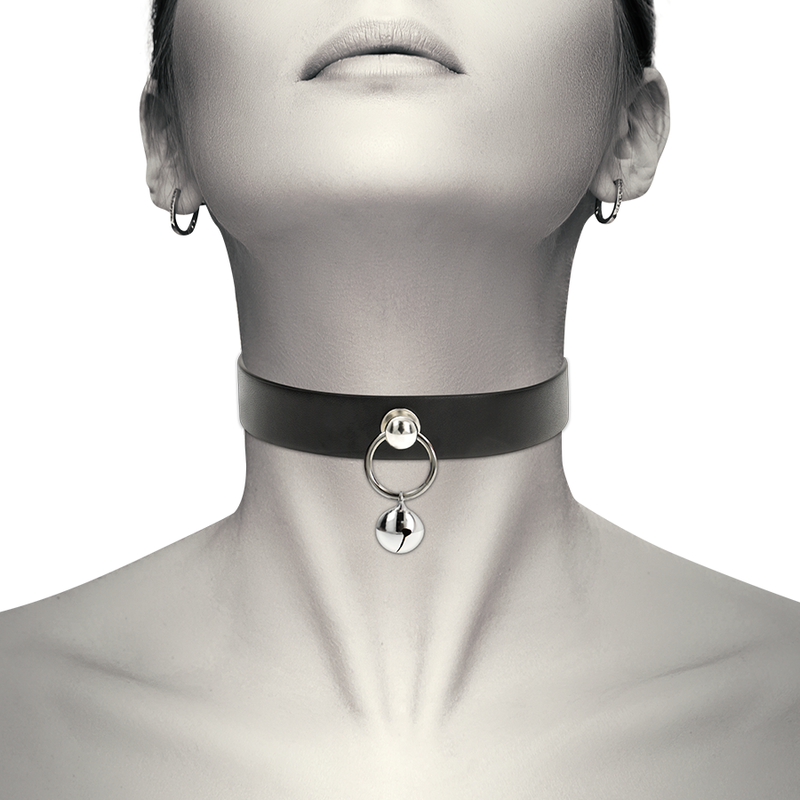 Coquette Chic Desire - Collana in Pelle Vegana Accessorio Donna Sonaglio/cerchio